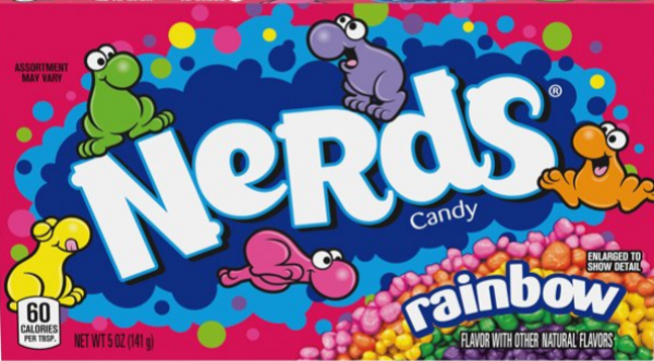 Theaterbox FERRARA NERDS 'Rainbow' Tiny, crunchy Candy 141 gr Import USA